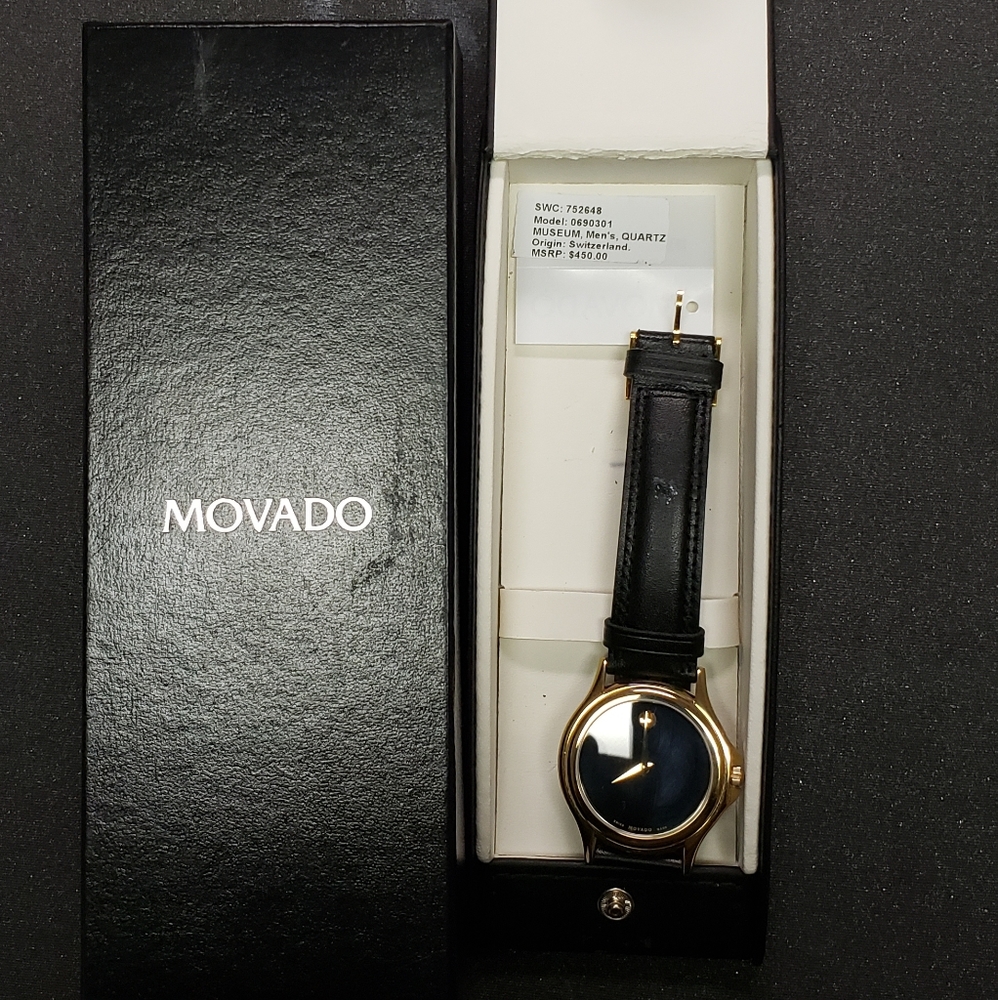 ♥️Authentic MOVADO Men's Museum Watch
